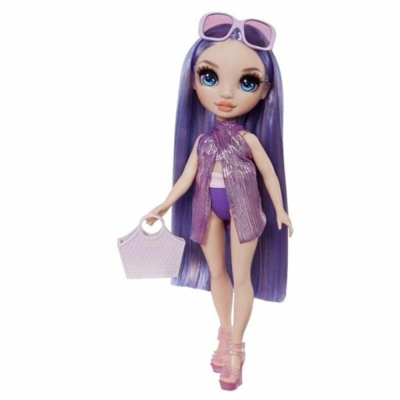 MGA Rainbow High: Swim Style Fashion - Violet Willow (Purple) Doll (507314-EUC)