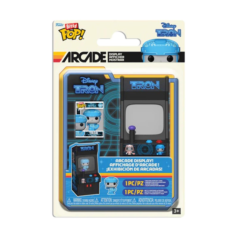 Funko Bitty Pop! Arcade Disney: Tron - Tron Display Case & Vinyl Figure