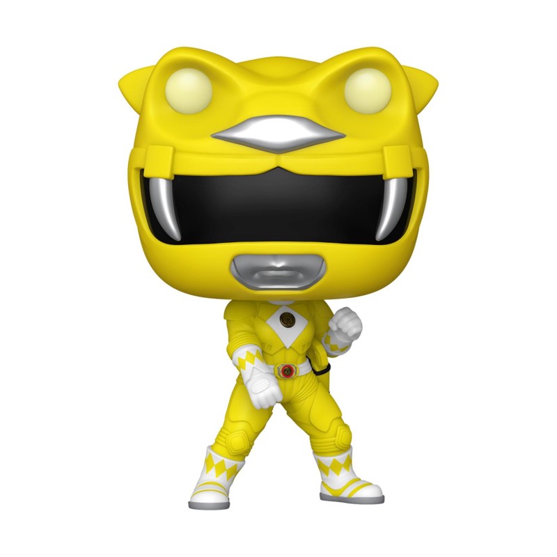 Funko Pop! Movies: Mighty Morphin Power Rangers The Movie - Yellow Ranger (Glows in The Dark) 1781 Vinyl Figure