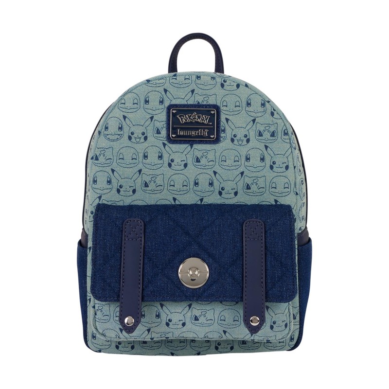 Loungefly Pokémon - Faux Denim Mini Backpack (PMBK0328)