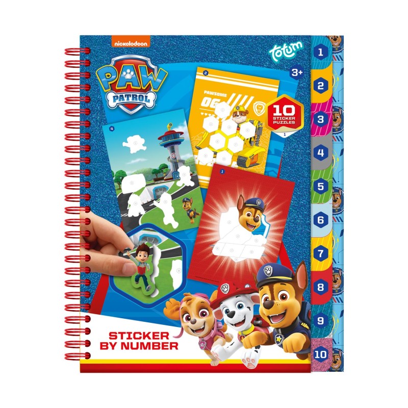 Totum: Paw Patrol - Sticker By Number Book (TT721159)