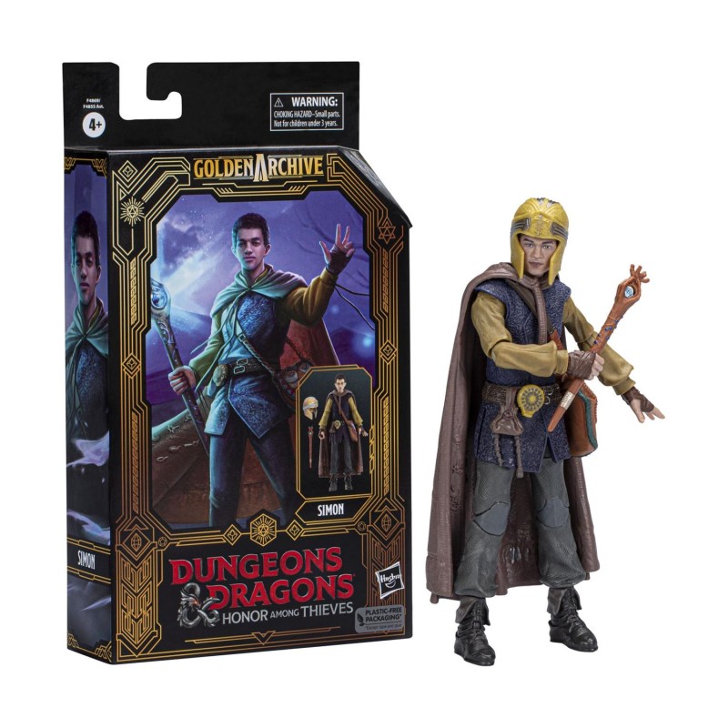 Hasbro Fans - Dungeons Dragons Honor Among Thieves: Golden Archive Action Figure - Simon (F4869)