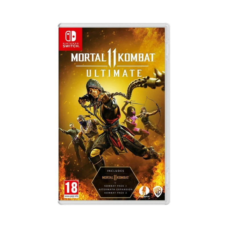 NSW Mortal Kombat 11 - Ultimate Edition (Includes Kombat Pack 1 2 + Aftermath Expansion) (Code in a Box)