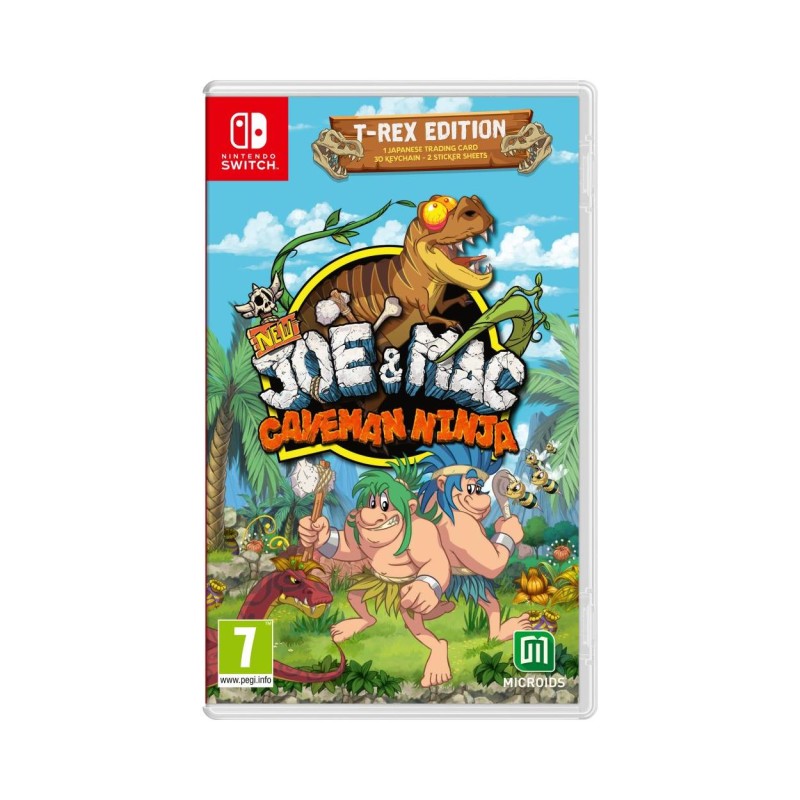 NSW New Joe Mac - Caveman Ninja T- Rex Edition