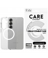 CARE by PanzerGlass Flagship Urban Combat White QI Case for Samsung Galaxy S25 - Transparent