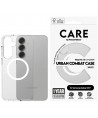 CARE by PanzerGlass Flagship Urban Combat White QI Case for Samsung Galaxy S25+ - Transparent