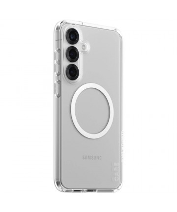 CARE by PanzerGlass Flagship Urban Combat White QI Case for Samsung Galaxy S25+ - Transparent