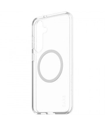 CARE by PanzerGlass Flagship Urban Combat White QI Case for Samsung Galaxy S25+ - Transparent