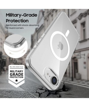 Tech-Protect FlexAir Hybrid MagSafe Case for iPhone 16e / 17e - Clear