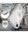 Tech-Protect FlexAir Hybrid MagSafe Case for iPhone 16e / 17e - Clear