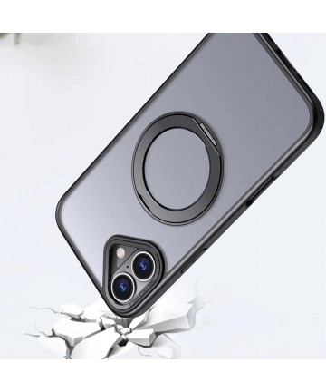 Tech-Protect MagRing MagSafe case for iPhone 16e / 17e - matte black