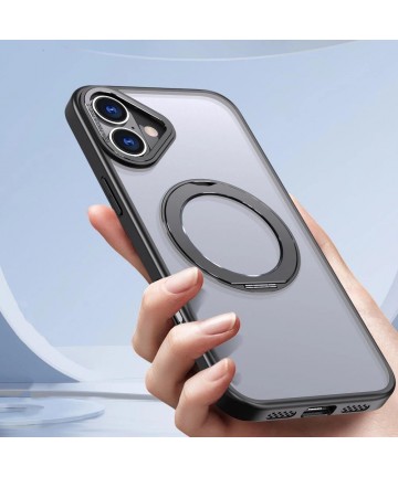 Tech-Protect MagRing MagSafe case for iPhone 16e / 17e - matte black