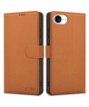 Tech-Protect Wallet Case for iPhone 16e / 17e - Brown