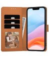 Tech-Protect Wallet Case for iPhone 16e / 17e - Brown