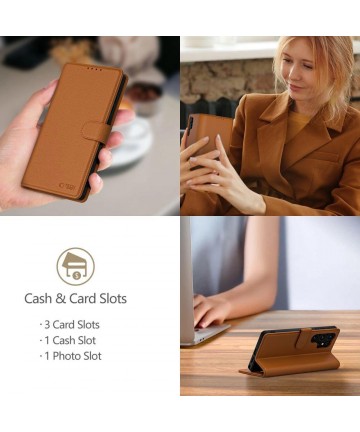 Tech-Protect Wallet Case for iPhone 16e / 17e - Brown