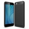 Carbon Case Flexible Cover Case for Xiaomi Redmi Note 5A black