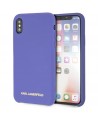 Karl Lagerfeld Silicone iPhone X/Xs Case - Purple