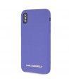 Karl Lagerfeld Silicone iPhone X/Xs Case - Purple