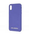 Karl Lagerfeld Silicone iPhone X/Xs Case - Purple
