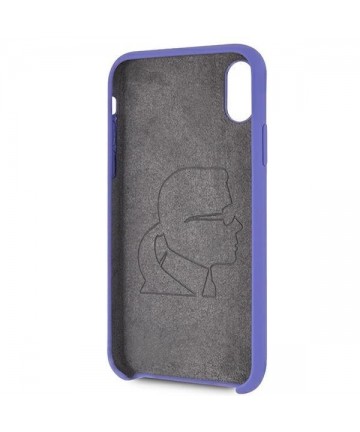 Karl Lagerfeld Silicone iPhone X/Xs Case - Purple