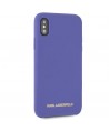 Karl Lagerfeld Silicone iPhone X/Xs Case - Purple