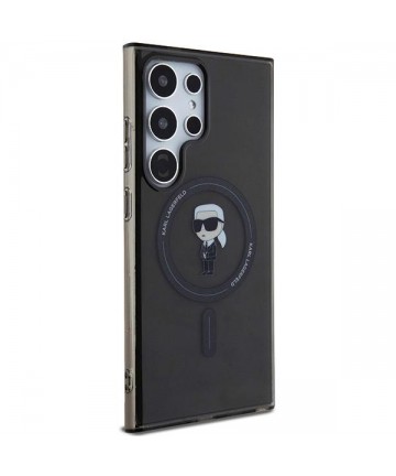Karl Lagerfeld IML Ikonik MagSafe Case for Samsung Galaxy S24 Ultra - Black