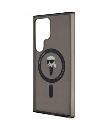 Karl Lagerfeld IML Ikonik MagSafe Case for Samsung Galaxy S24 Ultra - Black