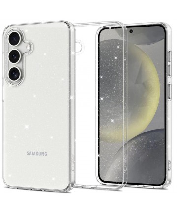 Tech-Protect FlexAir Case for Samsung Galaxy S25 - Clear-Glitter