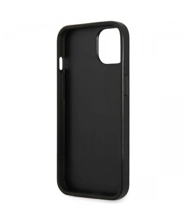 Guess SaffianoTriangle Logo case for iPhone 13 / 14 / 15 6.1" - silver