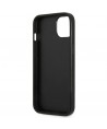 Guess SaffianoTriangle Logo case for iPhone 13 / 14 / 15 6.1" - silver