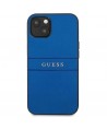 Guess Saffiano Strap Case for iPhone 13 mini 5.4" - Blue