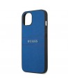 Guess Saffiano Strap Case for iPhone 13 mini 5.4" - Blue