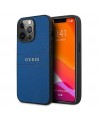 Guess Saffiano Strap Case for iPhone 13 Pro Max 6.7" - Blue