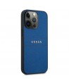 Guess Saffiano Strap Case for iPhone 13 Pro Max 6.7" - Blue