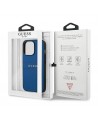 Guess Saffiano Strap Case for iPhone 13 Pro Max 6.7" - Blue
