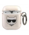 Karl Lagerfeld Glitter Choupette Case for AirPods 1 / 2 - Gold