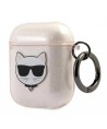Karl Lagerfeld Glitter Choupette Case for AirPods 1 / 2 - Gold