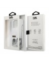Karl Lagerfeld Liquid Glitter Karl&Choupette case for iPhone 13 Pro / 13 6.1" - silver