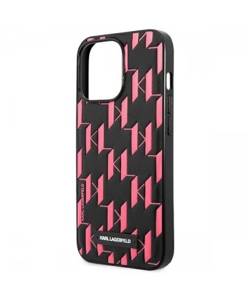 Karl Lagerfeld Monogram Plaque iPhone 13 Pro / 13 6.1" Case - Pink