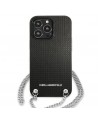Karl Lagerfeld Monogram Plaque Case for iPhone 13 Pro / 13 6.1" - Blackx