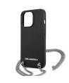 Karl Lagerfeld Monogram Plaque Case for iPhone 13 Pro / 13 6.1" - Blackx