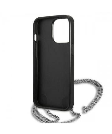 Karl Lagerfeld Monogram Plaque Case for iPhone 13 Pro / 13 6.1" - Blackx