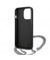 Karl Lagerfeld Monogram Plaque Case for iPhone 13 Pro / 13 6.1" - Blackx