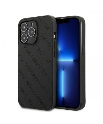 Karl Lagerfeld Perforated Allover Case for iPhone 13 Pro / 13 6.1" - Black