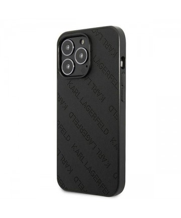 Karl Lagerfeld Perforated Allover Case for iPhone 13 Pro / 13 6.1" - Black