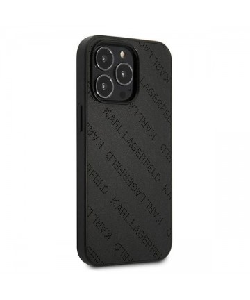 Karl Lagerfeld Perforated Allover Case for iPhone 13 Pro / 13 6.1" - Black