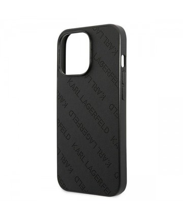 Karl Lagerfeld Perforated Allover Case for iPhone 13 Pro / 13 6.1" - Black
