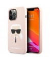 Karl Lagerfeld Silicone Karl`s Head Case for iPhone 13 Pro / 13 6.1" - Light Pink