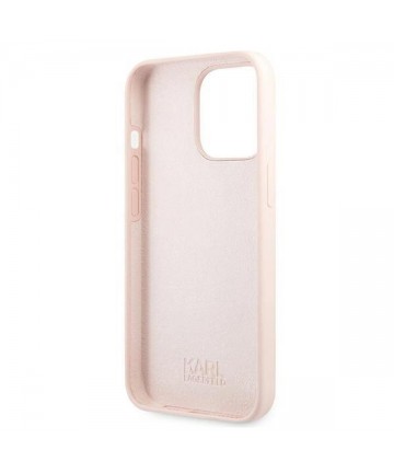 Karl Lagerfeld Silicone Karl`s Head Case for iPhone 13 Pro / 13 6.1" - Light Pink