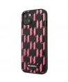 Karl Lagerfeld Monogram Plaque Case for iPhone 13 / 14 / 15 6.1" - Pink